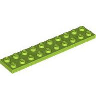 Lego destička 2x10, limetková (4561482, 6151720)